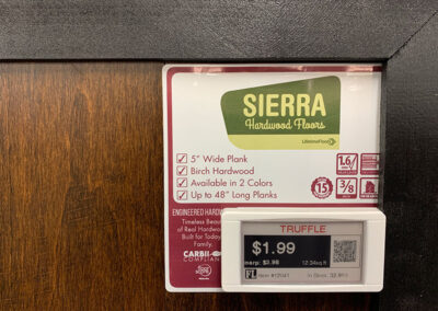 Flooring Liquidators Digital Shelf Labels